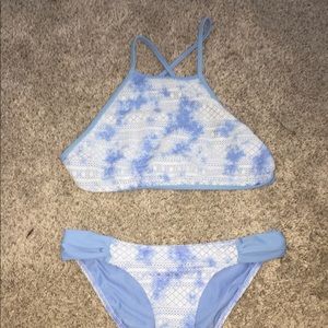 Lacy Tie-Dye Bikini Set